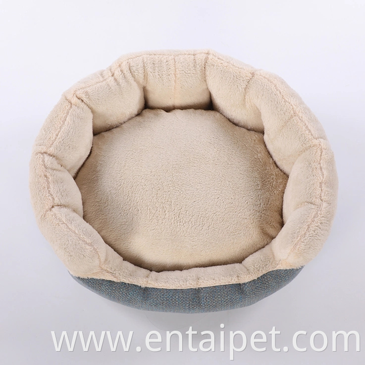 Jacquard Fabric Removed Soft Snuggle Dog&Cat Pet Bed